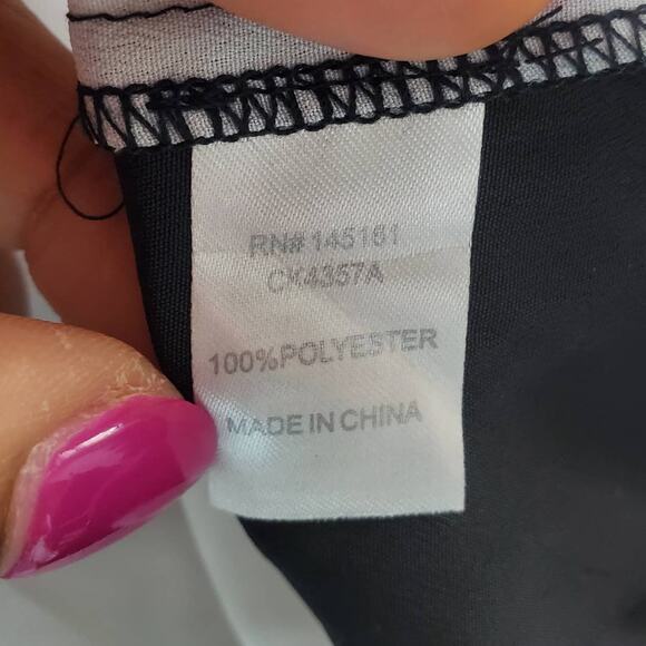 Charming Charlie Women's Color Block Blouse Top Size M - Picture 4 of 7